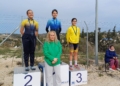 infantil femenino Luismi Ruiz y Blanca Bautista, ganadores el VI Memorial Julio César Flores de ciclismo de montaña