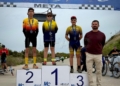 infantil masculino Luismi Ruiz y Blanca Bautista, ganadores el VI Memorial Julio César Flores de ciclismo de montaña