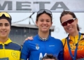otra general femenina Luismi Ruiz y Blanca Bautista, ganadores el VI Memorial Julio César Flores de ciclismo de montaña