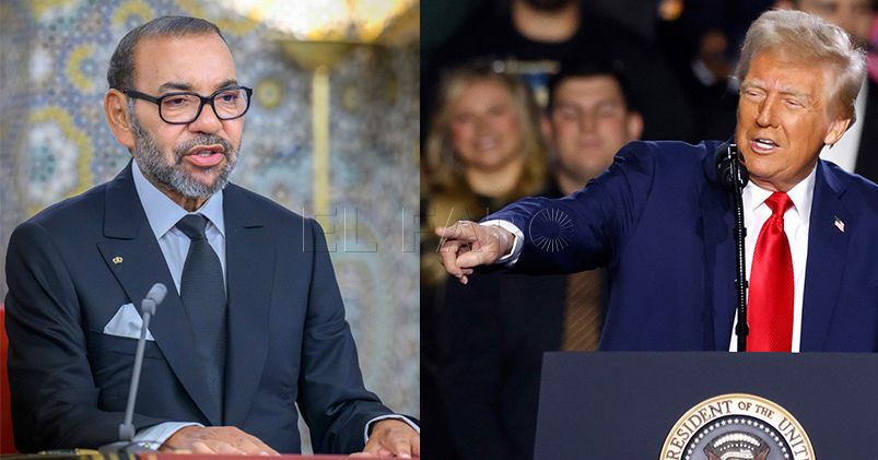 trump y mohamed vi recorte Los Emiratos Árabes Unidos acogerán una cumbre sobre el Sáhara Occidental