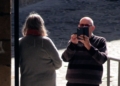 turistas foto 3 Unos 500 turistas arrancan la temporada de cruceros de 2025 en Melilla