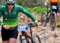 vanesa y nati en rio nano Luismi Ruiz y Blanca Bautista, ganadores el VI Memorial Julio César Flores de ciclismo de montaña
