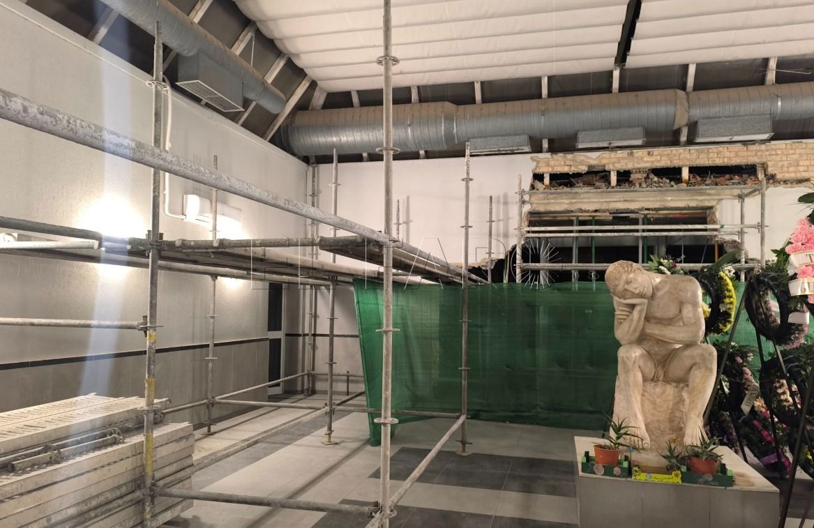 Estado de las obras del tanatorio