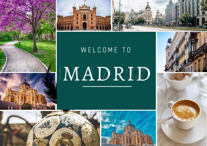 madrid collage design template e02cda119a588a0b3e2f90629bd2d9f5 screen Descubriendo Madrid: una ruta por la historia, el arte y la gastronomía