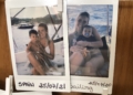 Recuerdos de la aventura Beto y Thais, una pareja de brasileños que vive en un velero en el puerto de Melilla